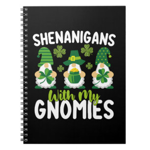 Cuaderno Travvesuras Con Mis Gnomitos Gnomo Día de San Patr