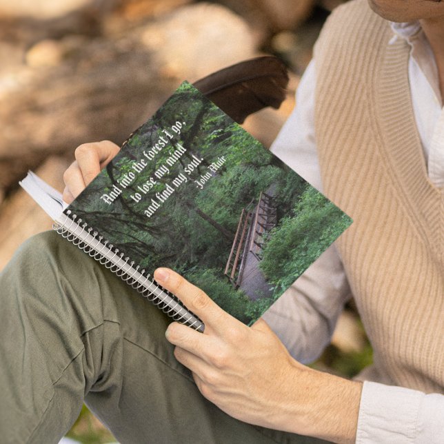 Cuaderno Trayecto a la cita de John Muir sobre el bosque (In Situ)