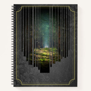 Cuaderno Trayectoria de bosque encantada - Portal místico o
