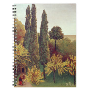 Cuaderno Trayectoria en las motas Chaumont Park, París,