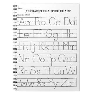 Cuaderno Trazo del alfabeto