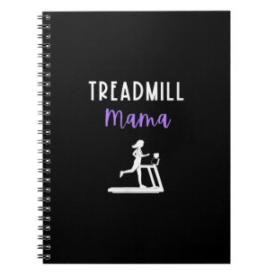 Cuaderno Treadmill Mama Runner Mom Corriendo El gimnasio