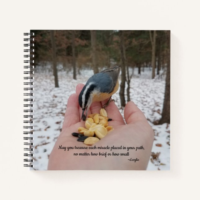 Cuaderno Treasure Each Miracle - Bird (Anverso)