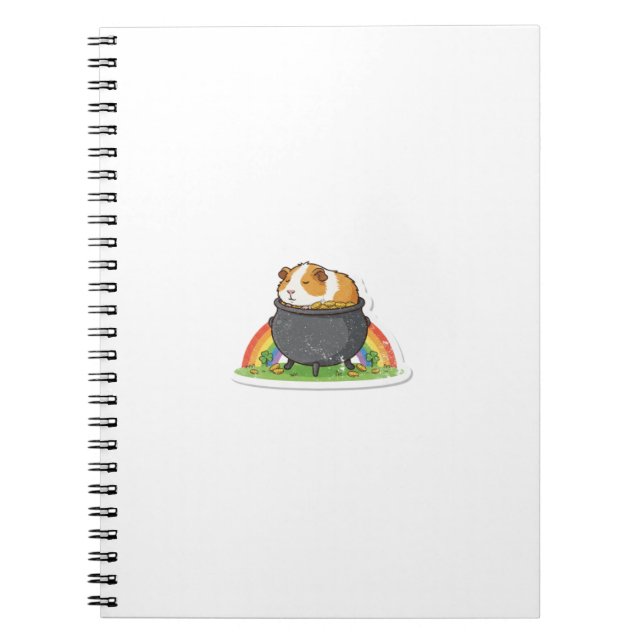 Cuaderno Treasure Keeper Guinea Pig St.Patrick's Day (Frente)