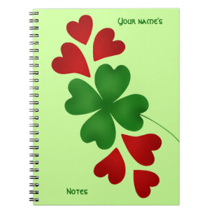 Cuaderno Trébol con los corazones