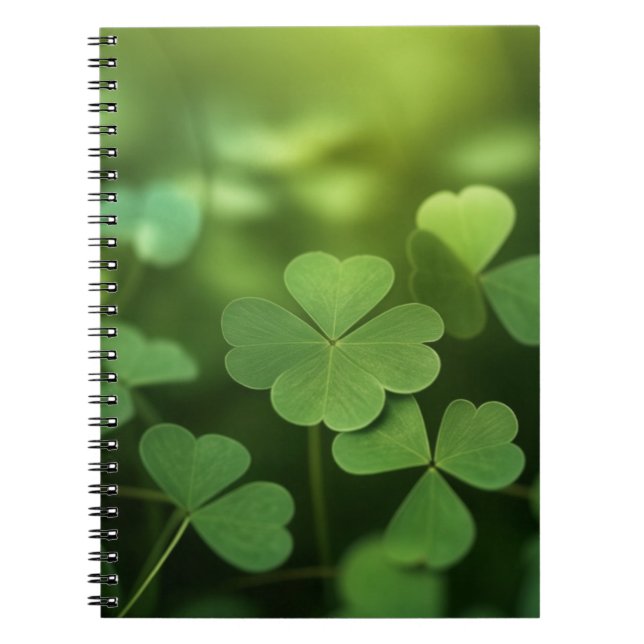 Cuaderno Trébol de Cuatro Hojas Afortunado (Frente)