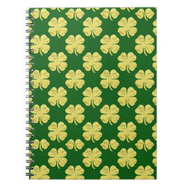 Cuaderno Tréboles dorados