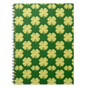 Cuaderno Tréboles dorados