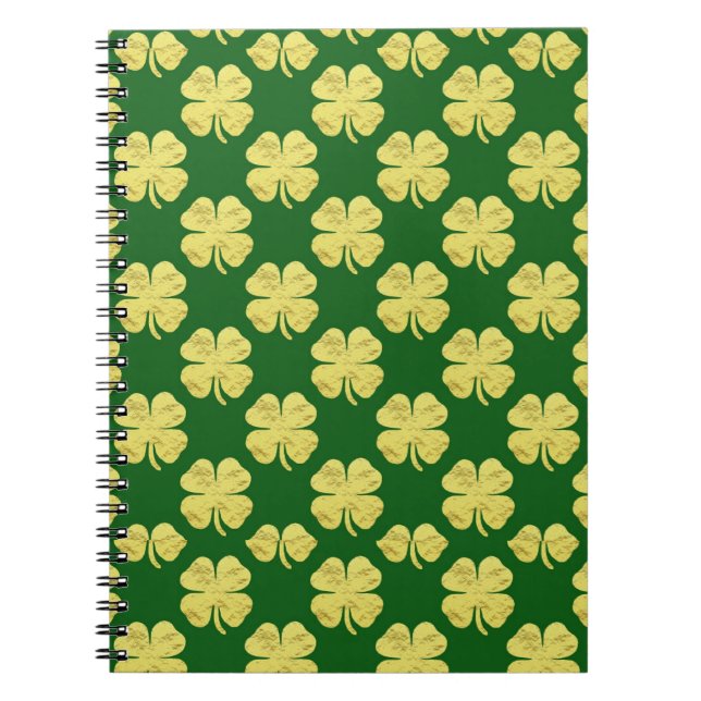 Cuaderno Tréboles dorados (Frente)