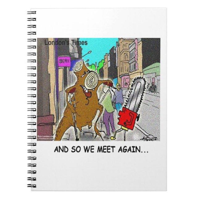 Cuaderno Treehugger Rick Londres Personalizado Funny Gifts (Frente)