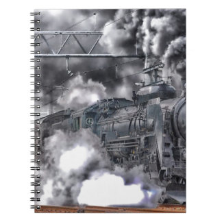 Cuaderno Tren de motores de vapor HDR Foto