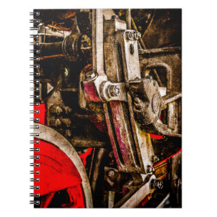 Cuaderno Tren de vapor vintage - Gear de conducción