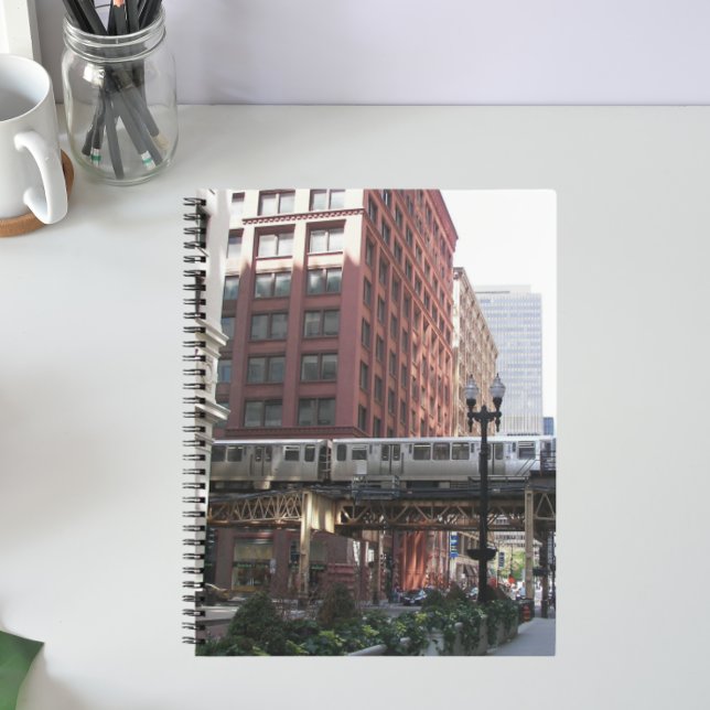 Cuaderno Tren en bucle elevado de Chicago (In Situ)