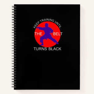 Cuaderno Tren hasta que el cinturón se ponga la camiseta de