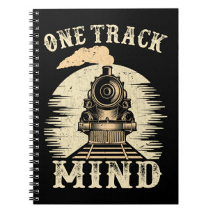 Cuaderno Tren Lover Locomotive Trainspotter Railway