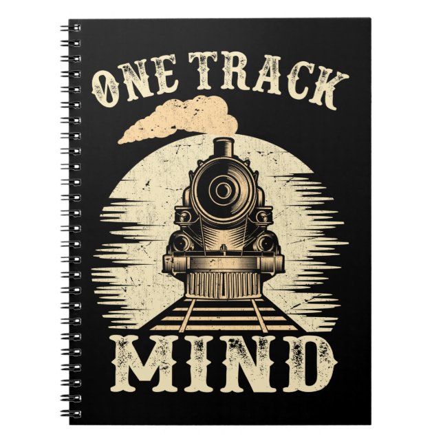 Cuaderno Tren Lover Locomotive Trainspotter Railway (Frente)