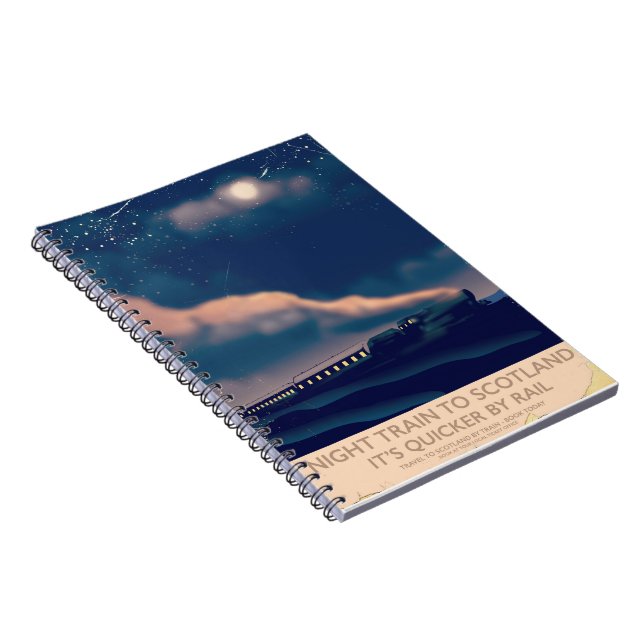 Cuaderno Tren nocturno a Escocia (Lado Derecho)