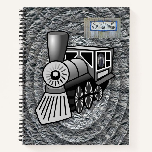 Cuaderno Tren virgen espiral para portátiles (Anverso)