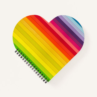 Cuaderno Trendy Bright colorful red orange blue yellow