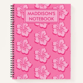 Cuaderno Trendy Preppy Tropical Floral School Subject