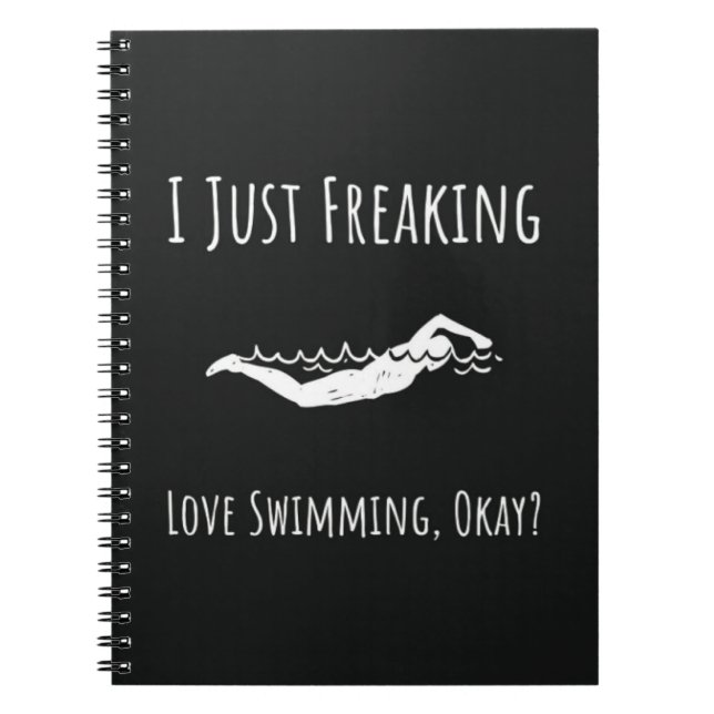 Cuaderno Trendy Swim Team Gifts Swimmer Swimming Sports (Frente)