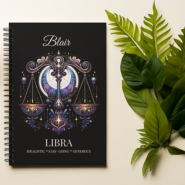 Cuaderno Trendy Watercolor Libra Zodiac Journal (Subido por el creador)