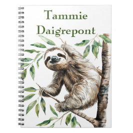 Cuaderno Trendy Y Cuta Slote En Un Árbol