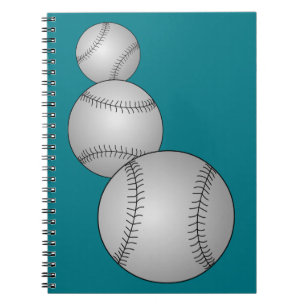 Cuaderno Tres Baseballs