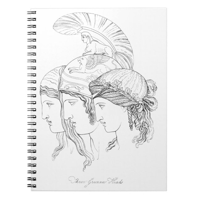 Cuaderno Tres cabezas griegas (Frente)