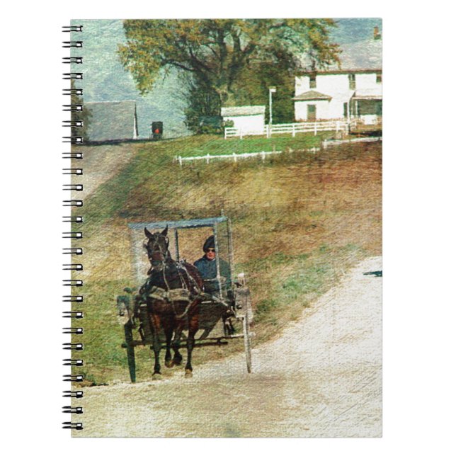 Cuaderno Tres cochecillos de Amish (Frente)