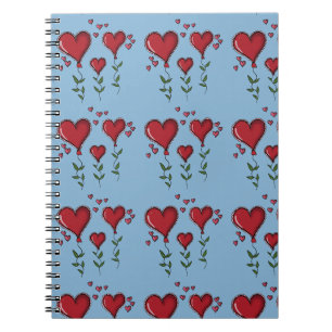 Cuaderno Tres corazones de corte