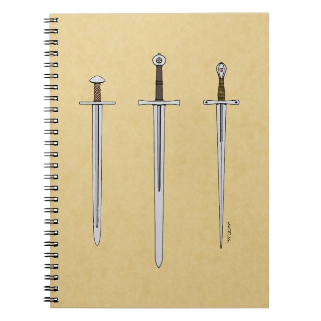 Cuaderno Tres espadas medievales 2016 (Frente)