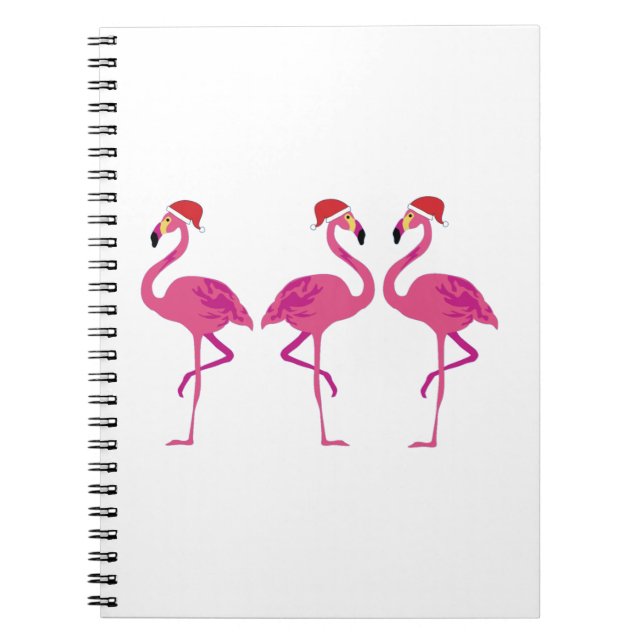 Cuaderno Tres flamencos Navidades (Frente)