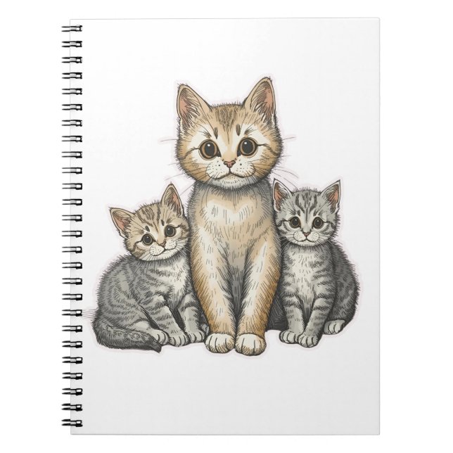 Cuaderno Tres Gatitos (Frente)