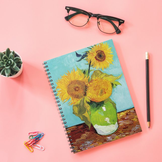 Cuaderno Tres girasoles | Vincent van Gogh (Subido por el creador)