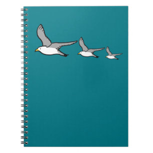 Cuaderno Tres pájaros volando alto