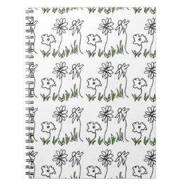 Cuaderno Tres pequeñas flores
