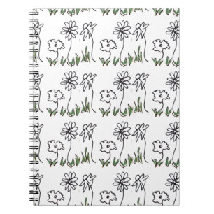 Cuaderno Tres pequeñas flores
