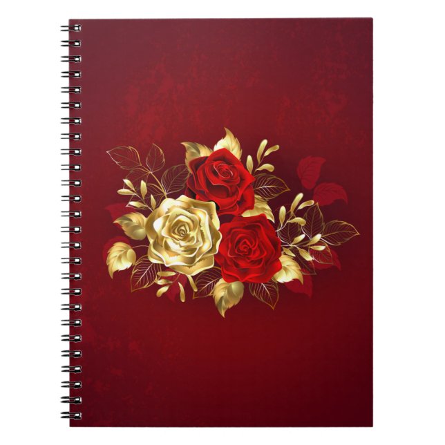 Cuaderno Tres Rosas Joyas (Frente)