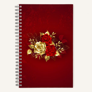 Cuaderno Tres Rosas Joyas