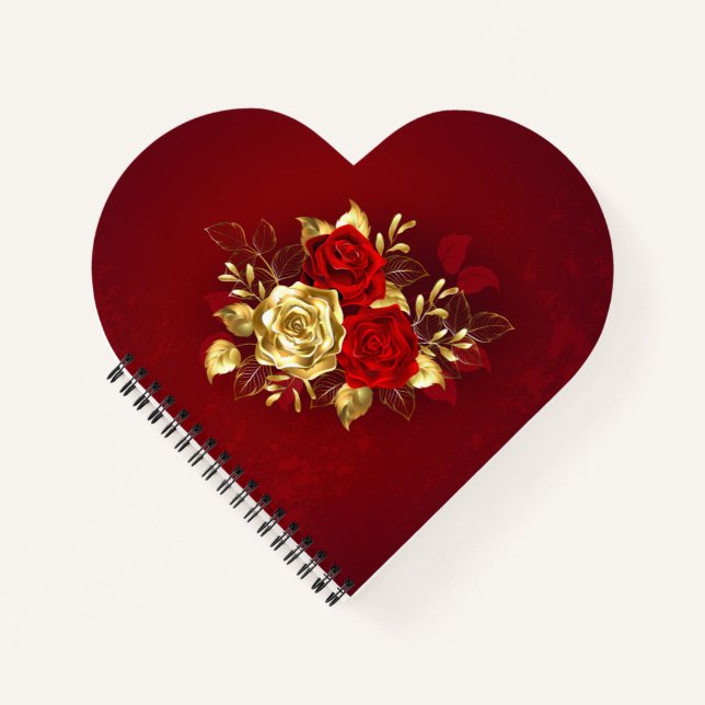 Cuaderno Tres Rosas Joyas (Anverso)