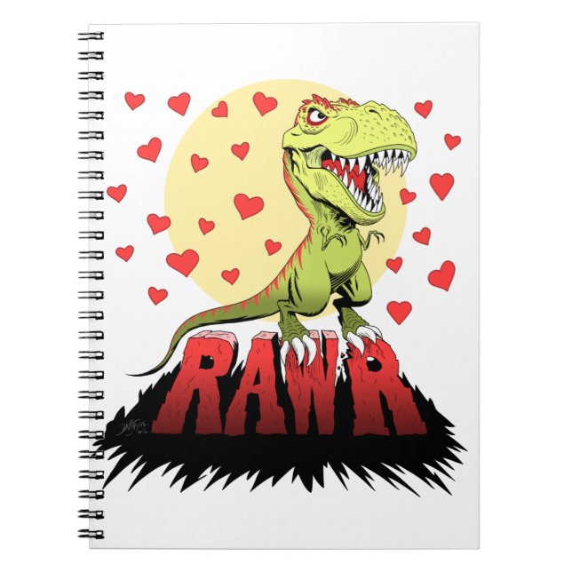 Cuaderno Trex Rawr (Frente)