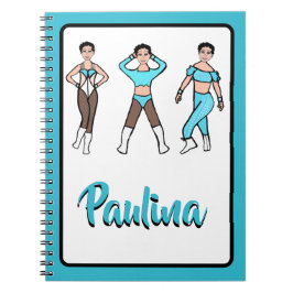 Cuaderno Tri Pose Dancer Aqua #2