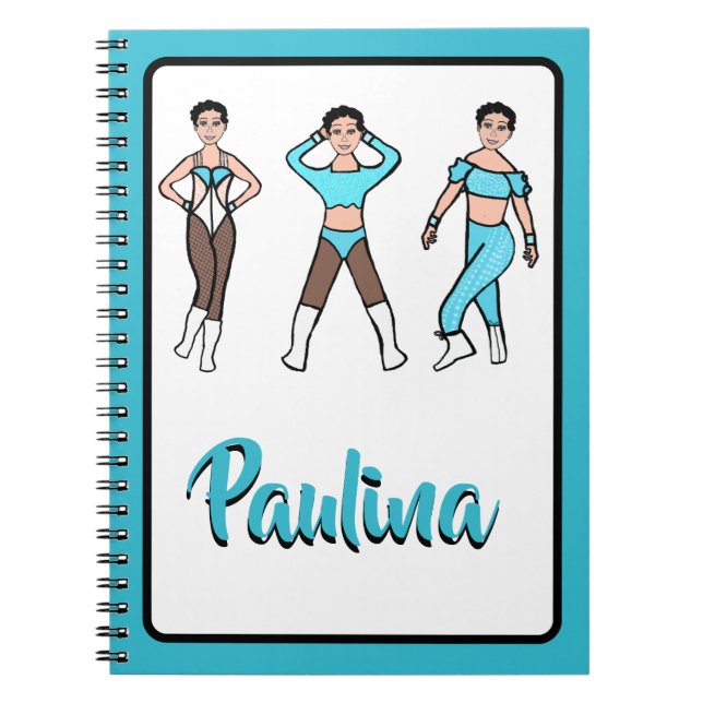 Cuaderno Tri Pose Dancer Aqua #2 (Frente)