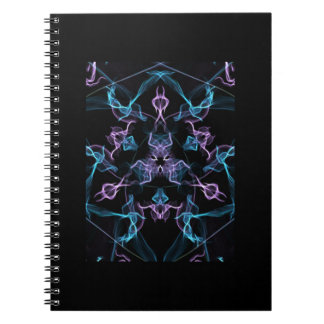 Cuaderno Triángulo azul y púrpura Mandala