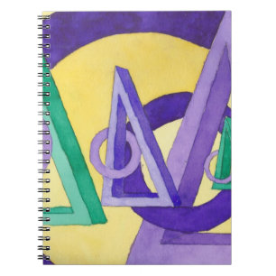 Cuaderno Triángulos abstractos