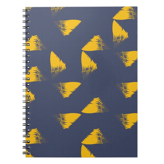 Cuaderno Triángulos amarillos, geniales, únicos, de moda (Frente)