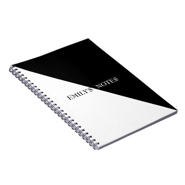 Cuaderno Triángulos Blanco Y Negro (Lado Derecho)