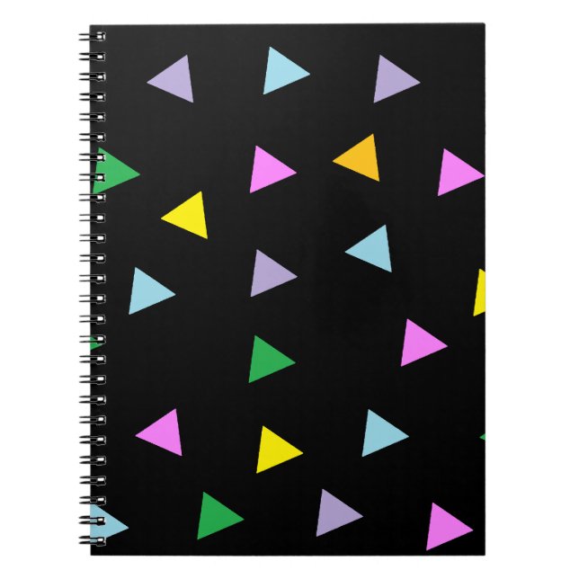 Cuaderno Triángulos coloridos (Frente)