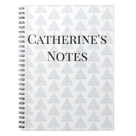 Cuaderno Triángulos de Tartán Azul